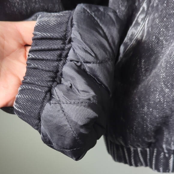 RSQ Mens Washed Cropped Denim Jacket - Picture 7 of 11